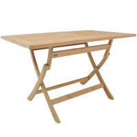 Gartentisch Sunrise | Teakholz Massiv | 120x70x75cm | Klappbar